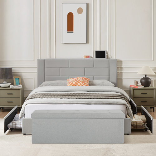 Storage Included Bedroom Sets You'll Love | Wayfair